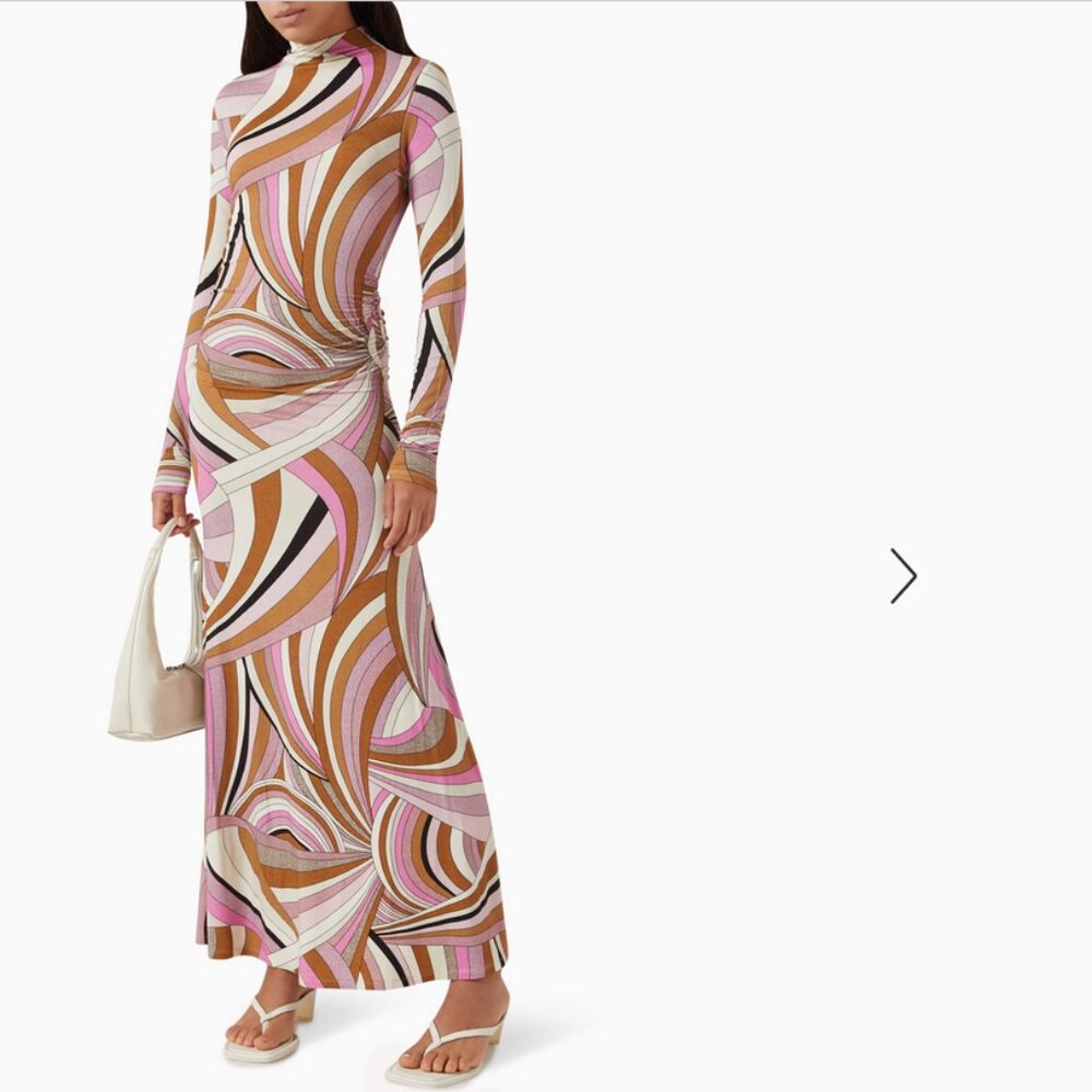 Marella Aggravi Multicolor Maxi Dress, NWT, L